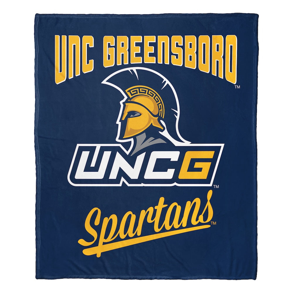 UNC Greensboro Spartans official silk touch throw blanket