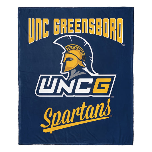 UNC Greensboro Spartans official silk touch throw blanket