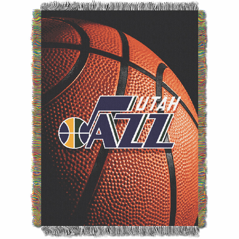 Utah Jazz woven photo tapestry