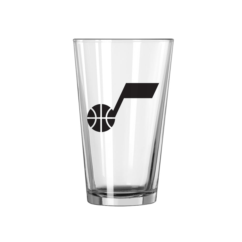 Utah Jazz pint glass