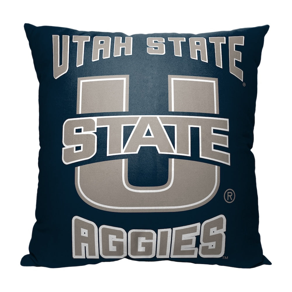 Utah State Aggies OFFICIAL throw pillow