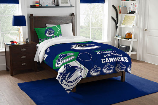 Vancouver Canucks twin size comforter set