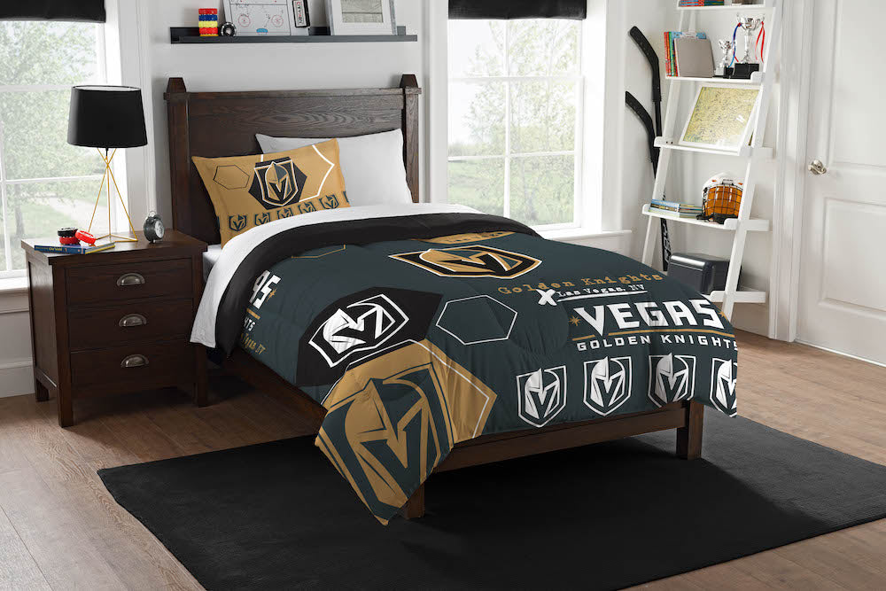 Vegas Golden Knights twin size comforter set