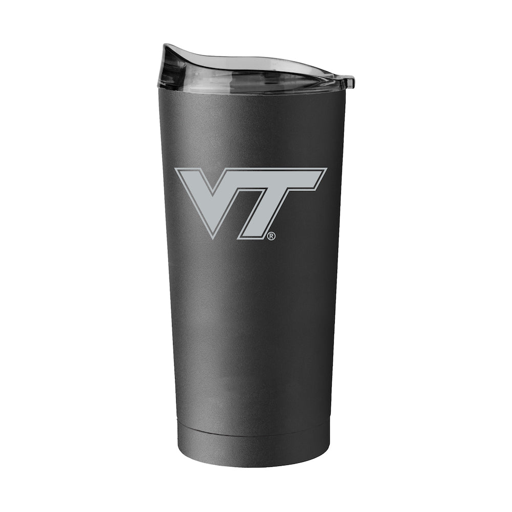 Virginia Tech Hokies 20 oz black etch travel tumbler