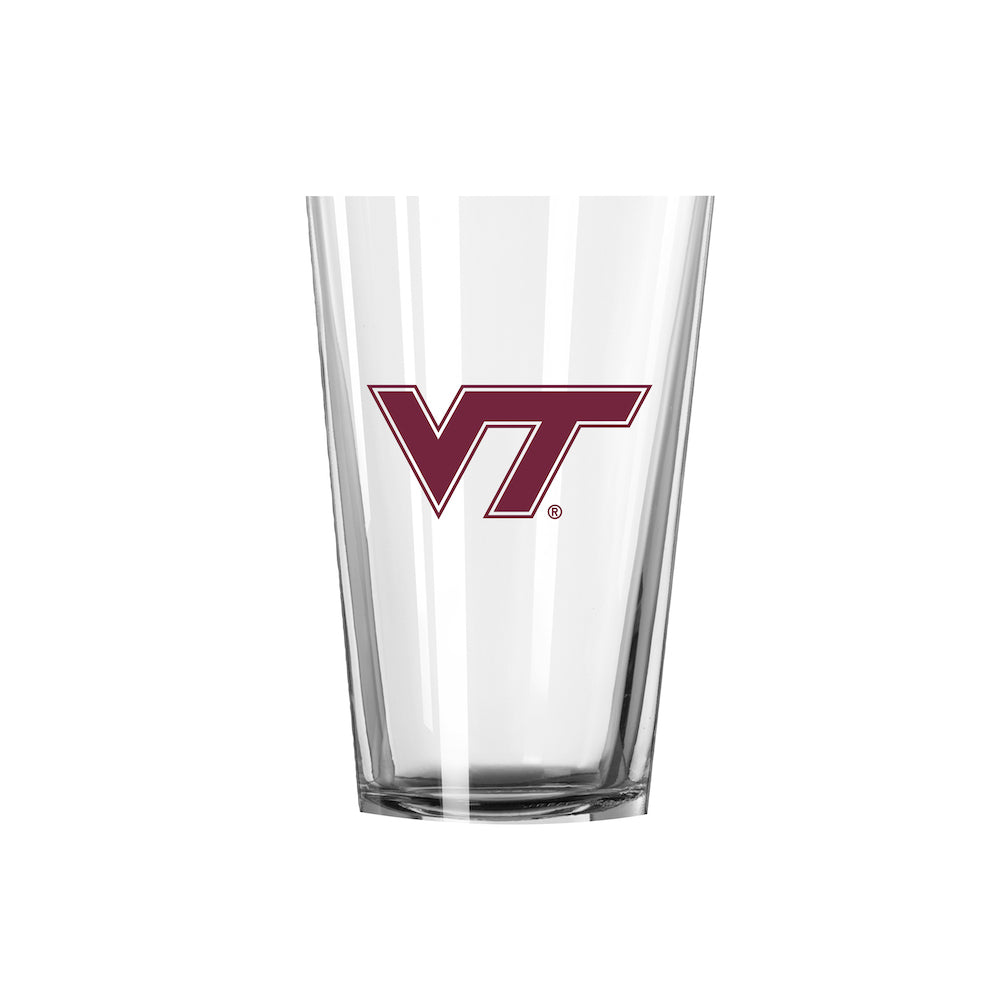 Virginia Tech Hokies pint glass