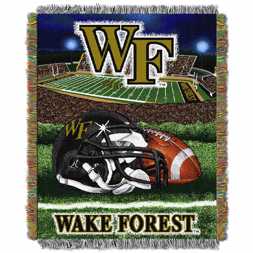 Wake Forest Demon Deacons woven home field tapestry