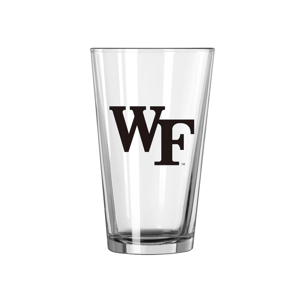 Wake Forest Demon Deacons pint glass