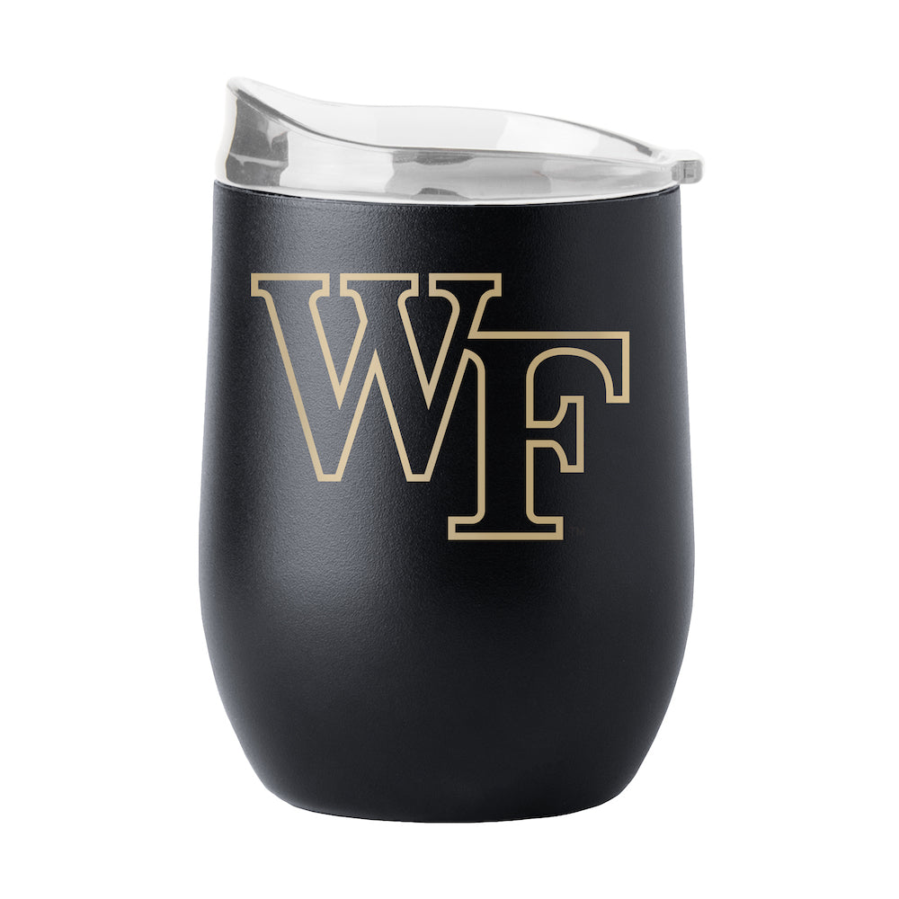 Wake Forest Demon Deacons curved drink tumbler