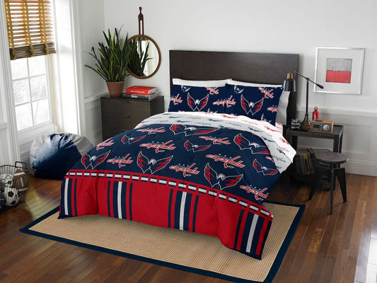 Washington Capitals queen size bed in a bag