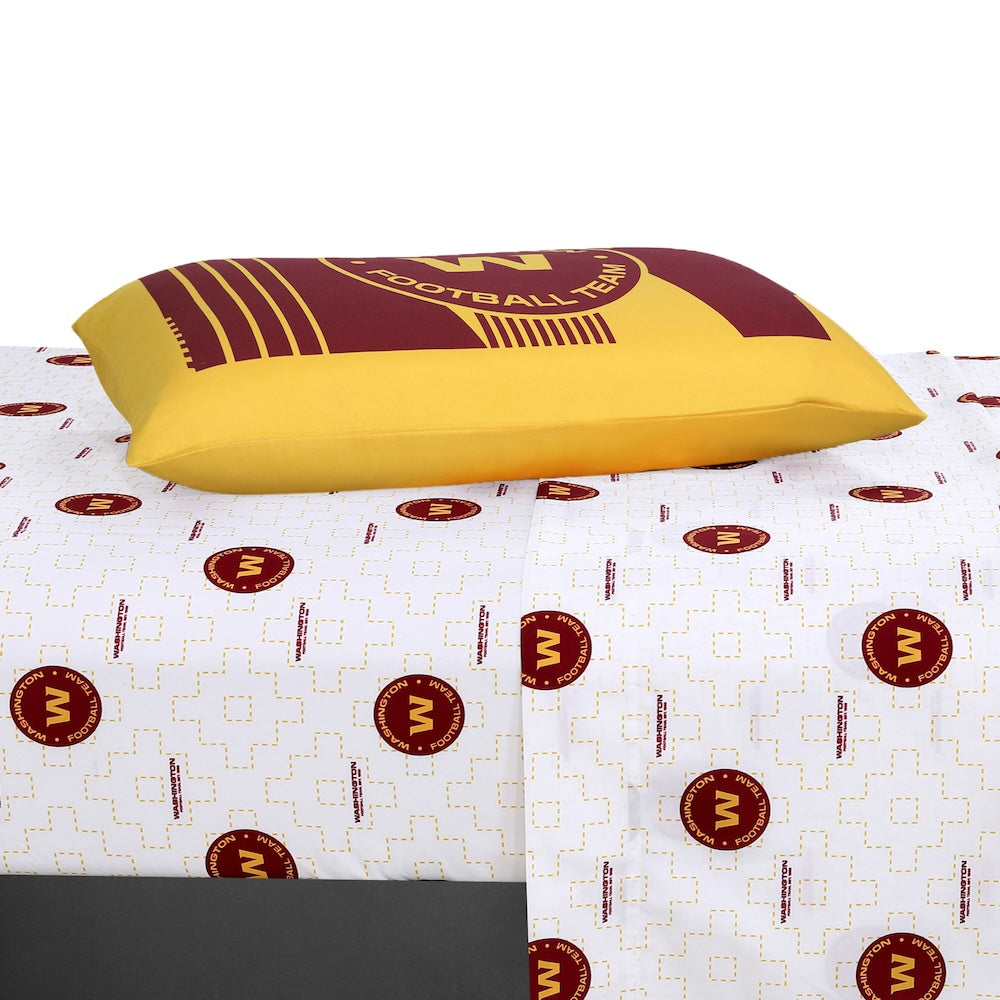 Washington Commanders twin bedding set sheets