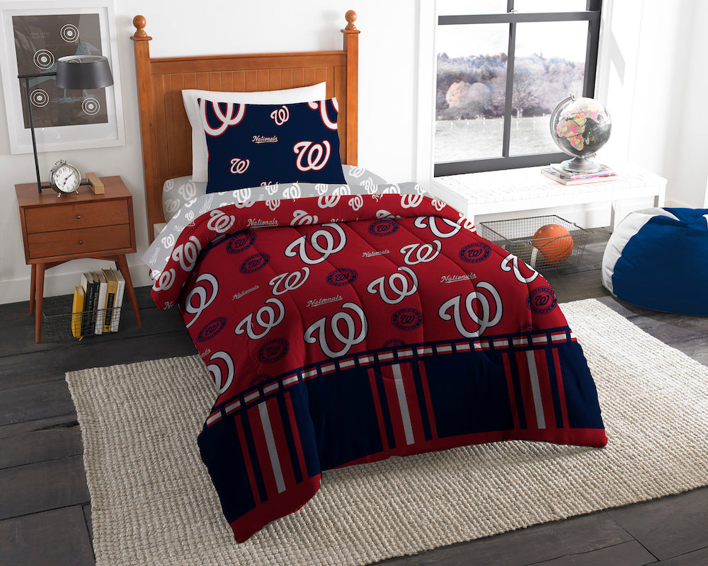 Washington Nationals twin size bed in a bag