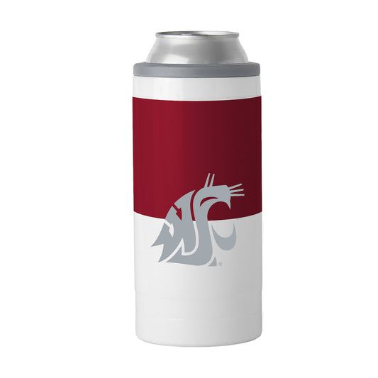 Washington State Cougars colorblock slim can coolie