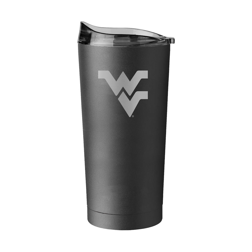 West Virginia Mountaineers 20 oz black etch travel tumbler