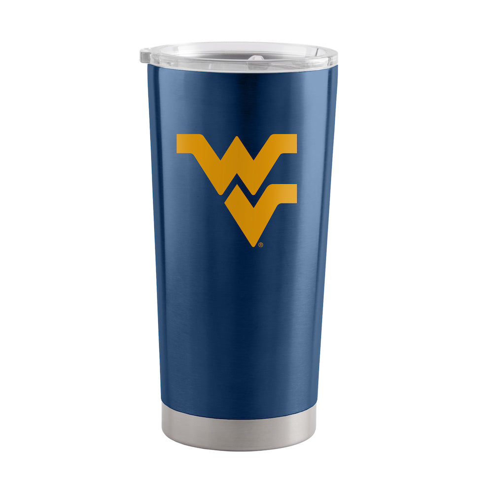 West Virginia Mountaineers 20 oz stainless steel travel tumbler