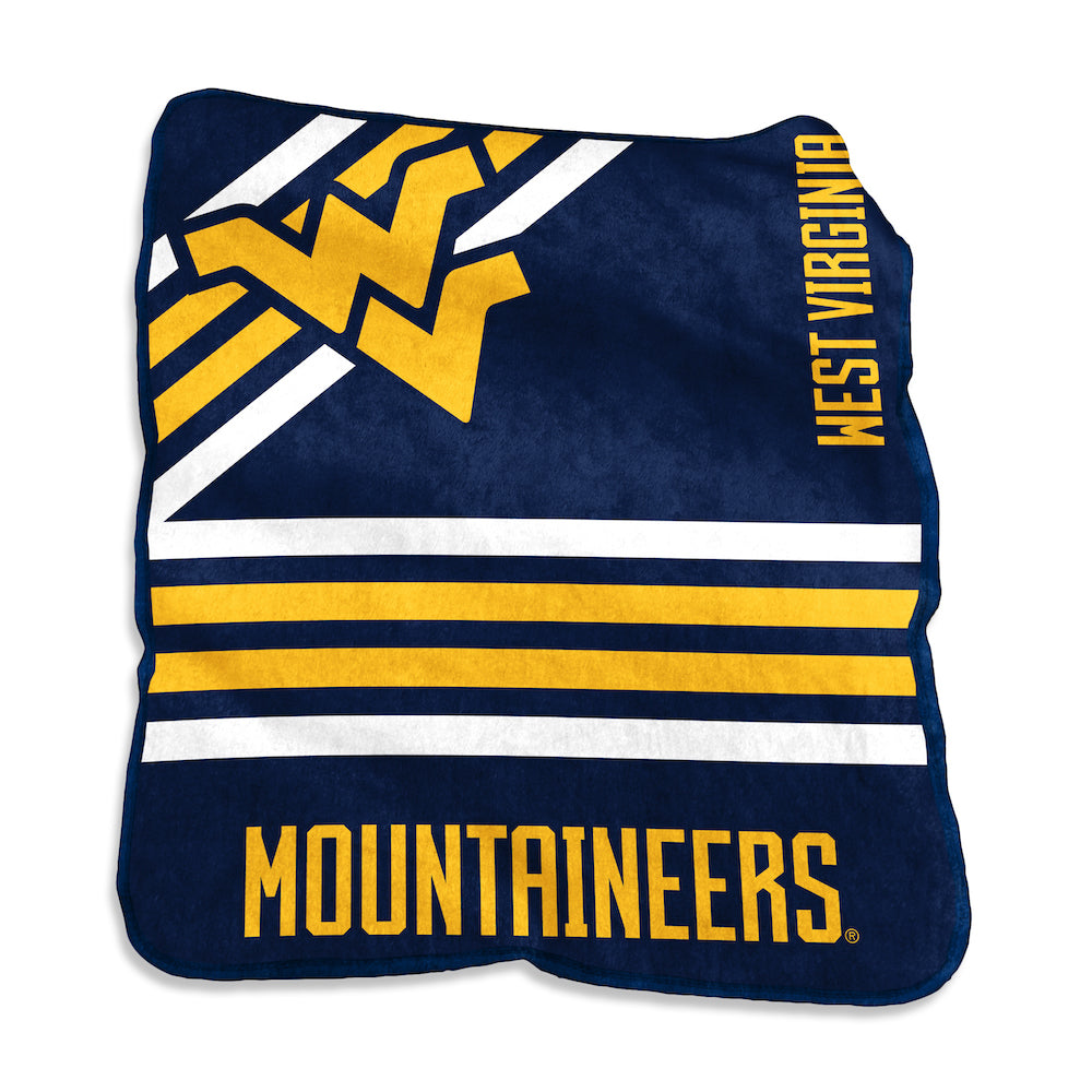 West Virginia Mountaineers Raschel throw blanket