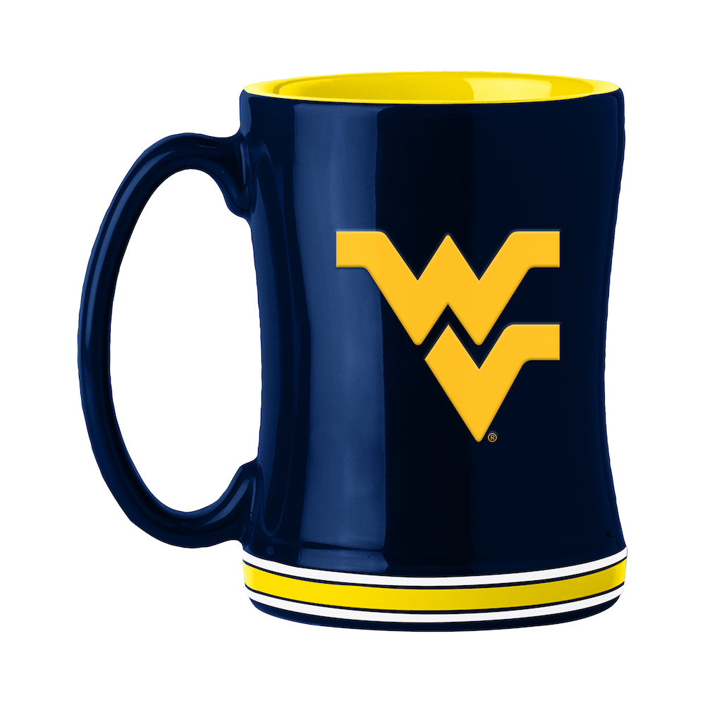 West Virginia Mountaineers relief coffee mug