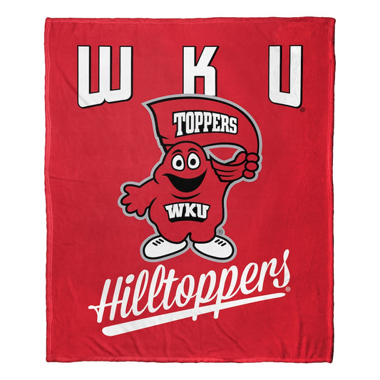 Western Kentucky Hilltoppers official silk touch throw blanket