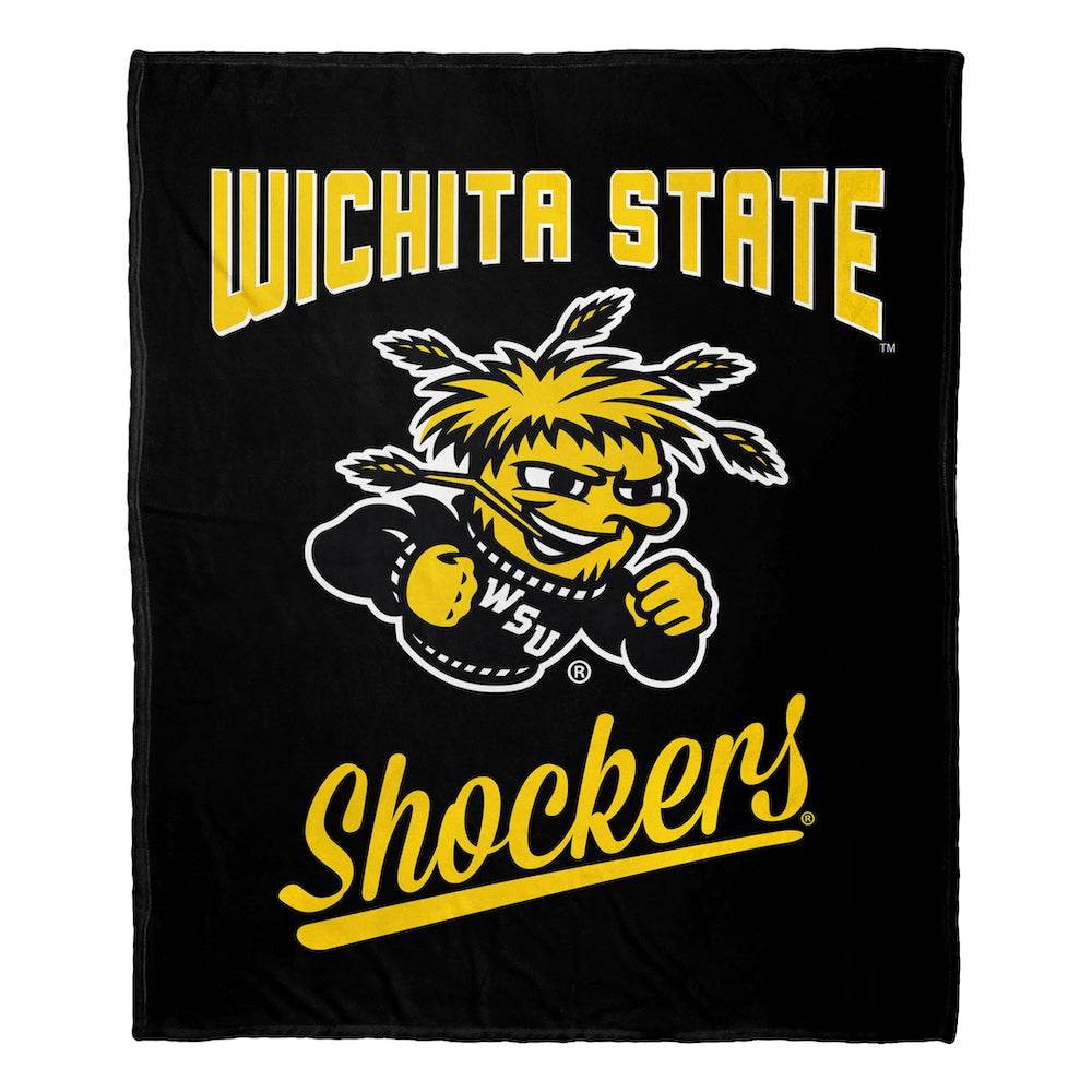 Wichita State Shockers official silk touch throw blanket