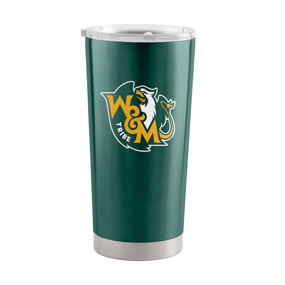 William and Mary Tribe 20 oz stainless steel travel tumbler