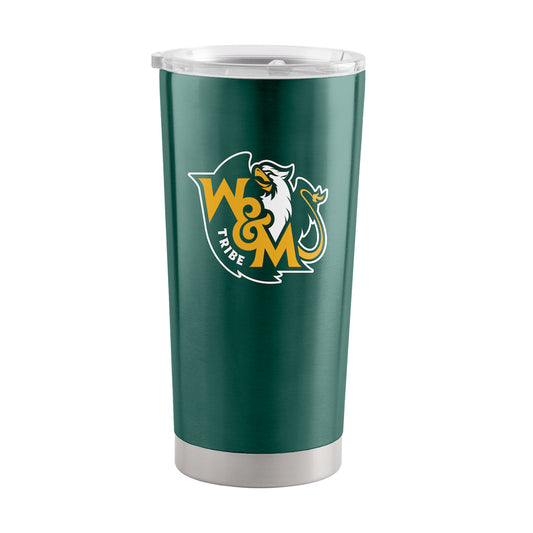 William and Mary Tribe 20 oz stainless steel travel tumbler