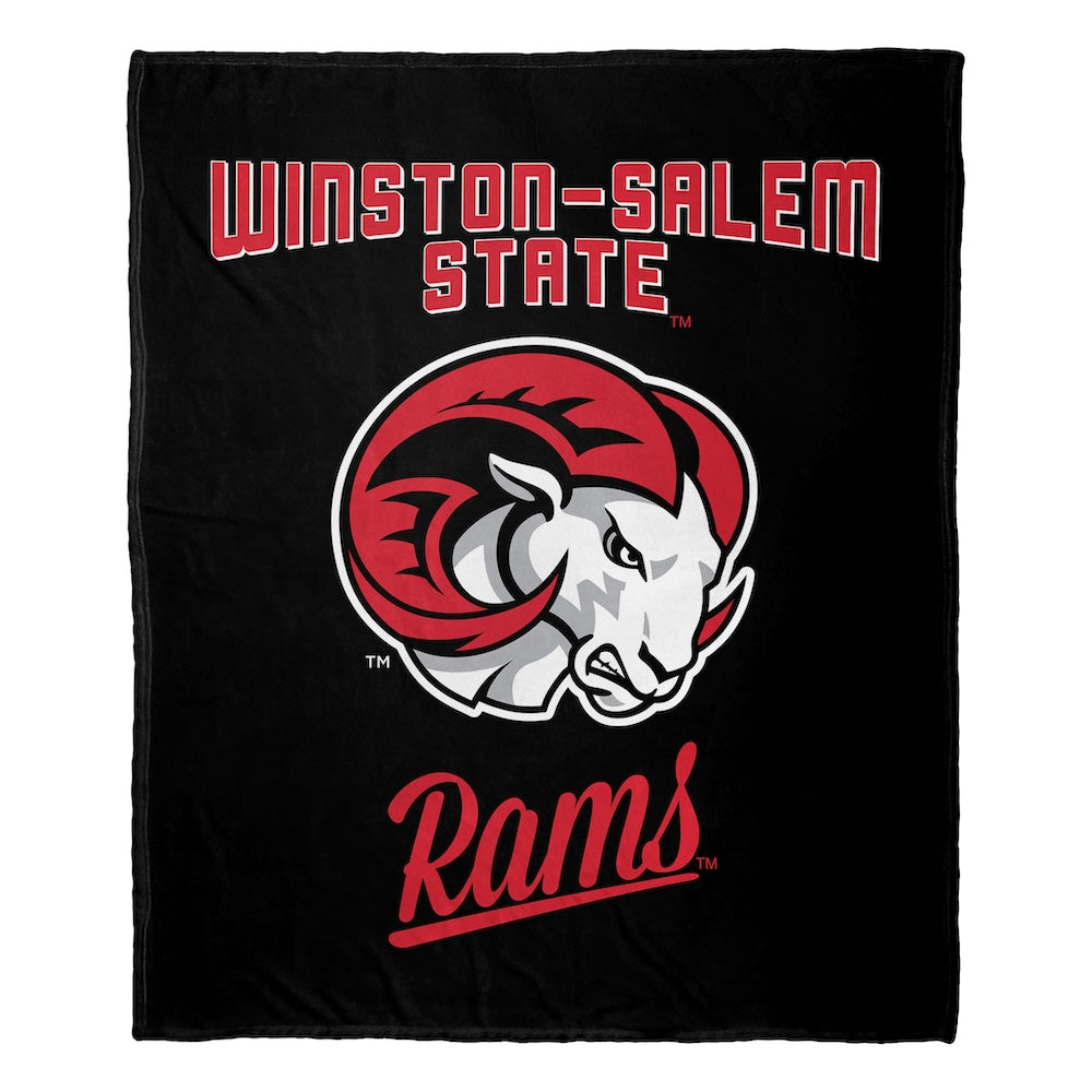 Winston-Salem State Rams official silk touch throw blanket