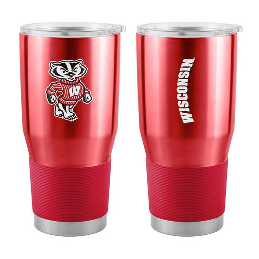 Wisconsin Badgers 30 oz stainless steel travel tumbler