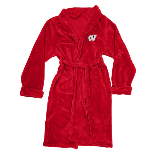 Wisconsin Badgers silk touch bathrobe