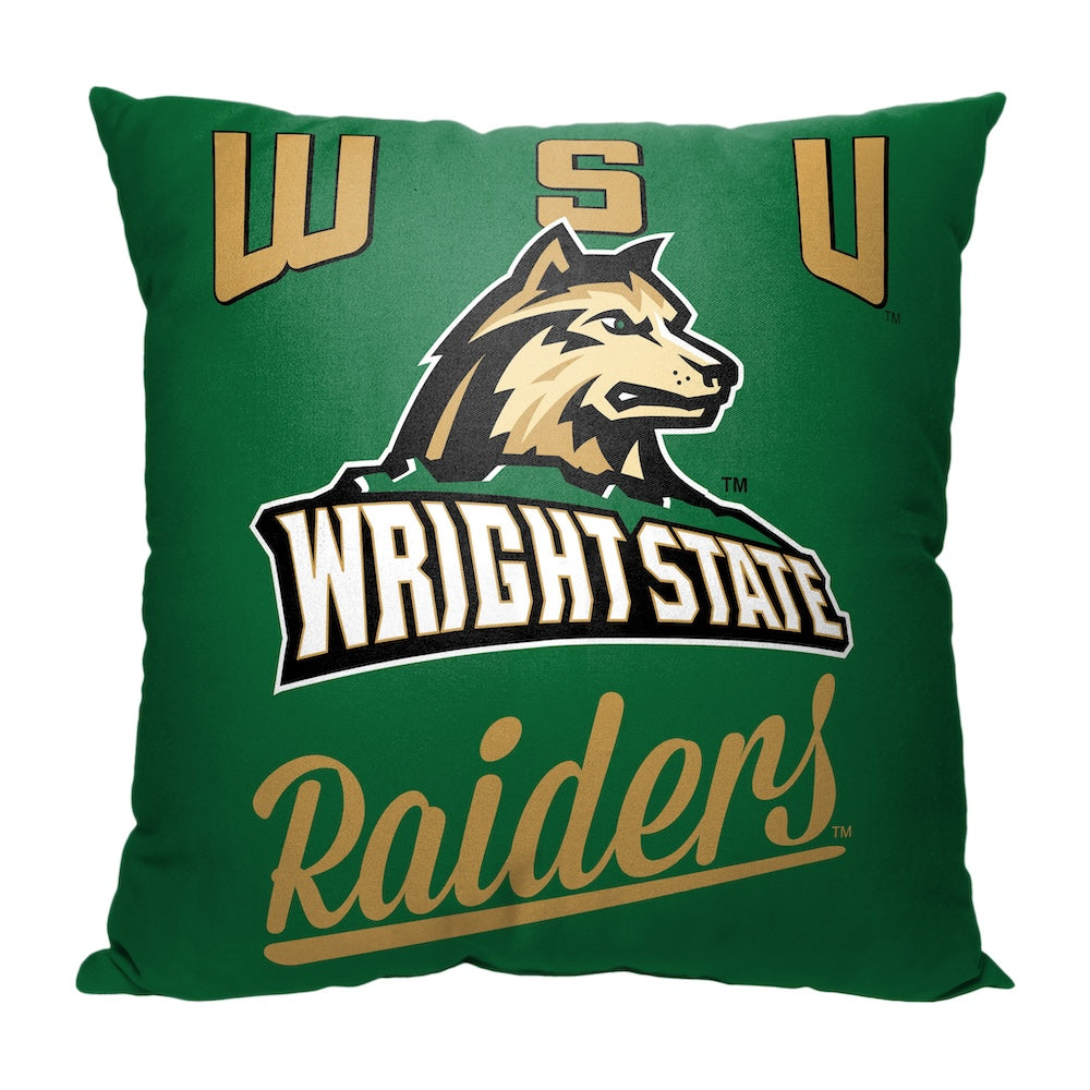 Wright State Raiders OFFICIAL throw pillow