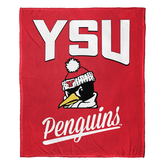 Youngstown State Penguins official silk touch throw blanket