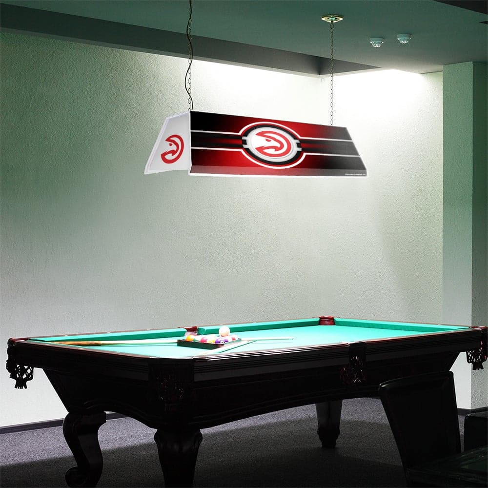 Atlanta Hawks Edge Glow Pool Table Light Room View