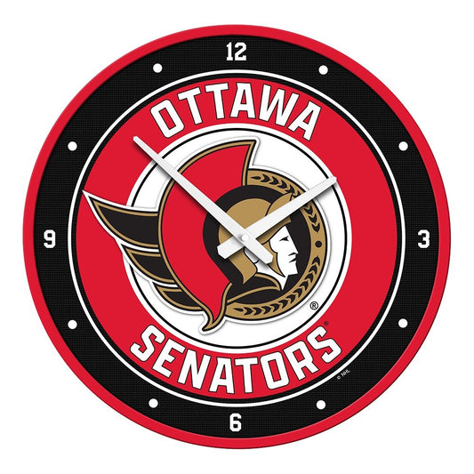 Ottawa Senators Round Wall Clock
