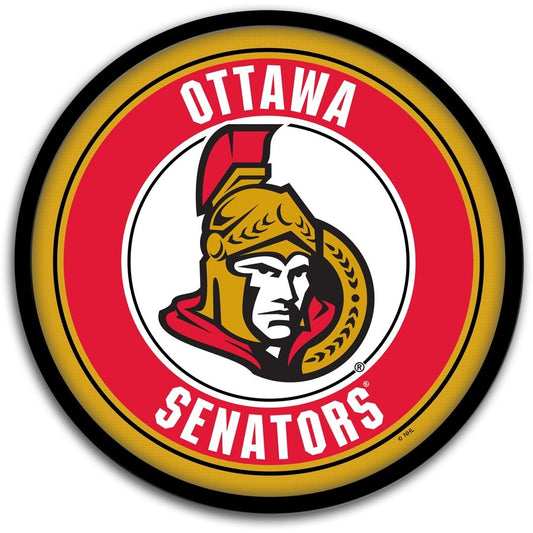 Ottawa Senators Modern Disc Wall Sign