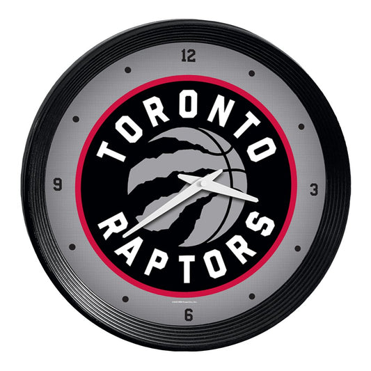 Toronto Raptors Ribbed Wall Clock